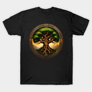 Yggdrasil Viking World Tree Norse Tree of Life T-Shirt